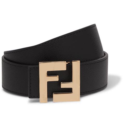 fendi embossed logo belt|reversible fendi belt.